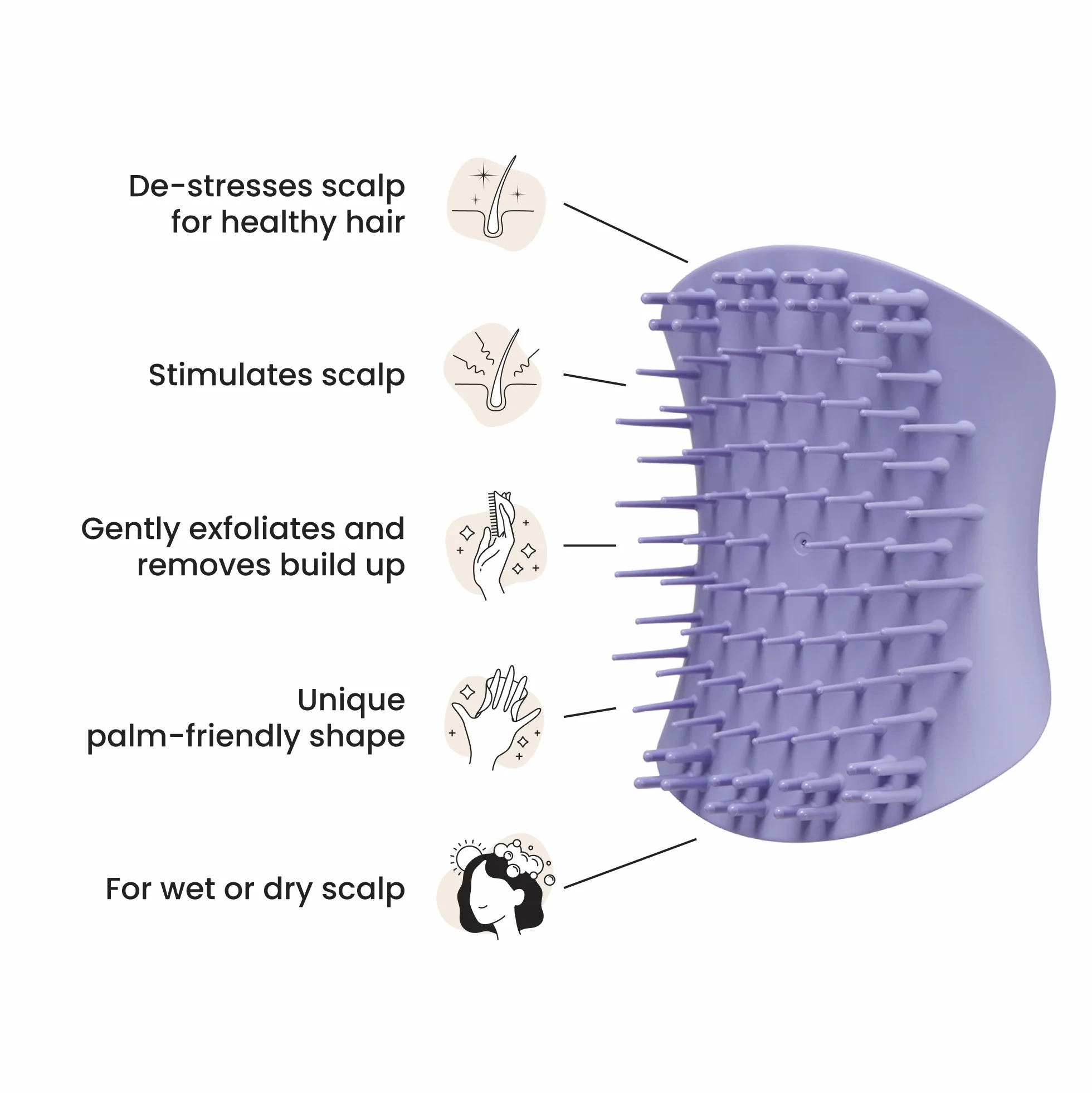 The Scalp Exfoliator & Massager P7