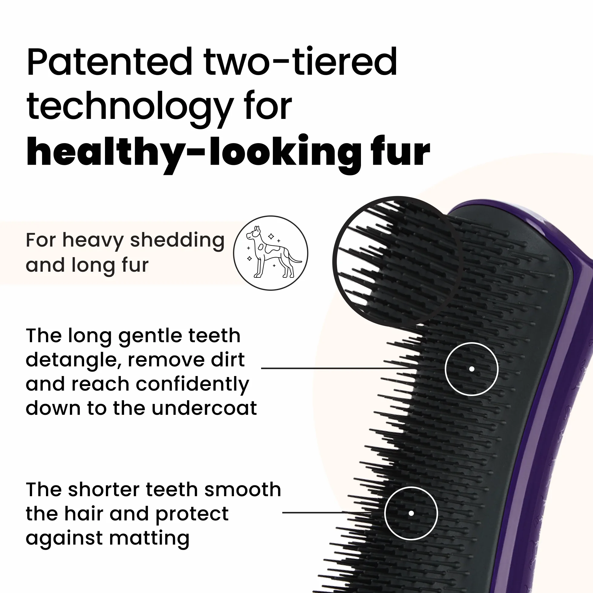 De-shedding Dog Grooming Brush D1
