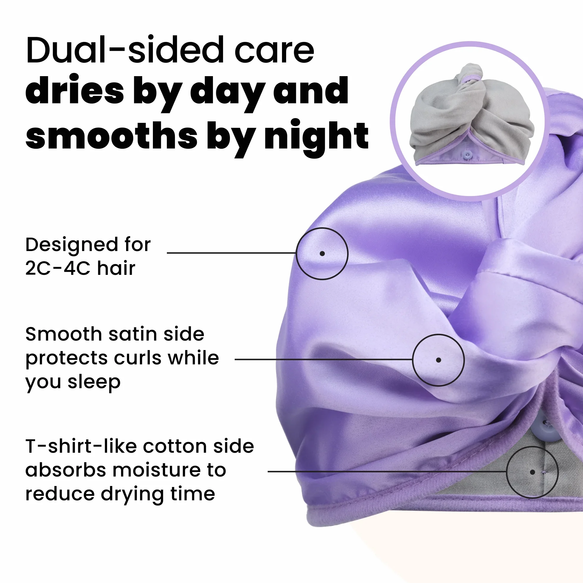 Dual-sided Hair Wrap P1