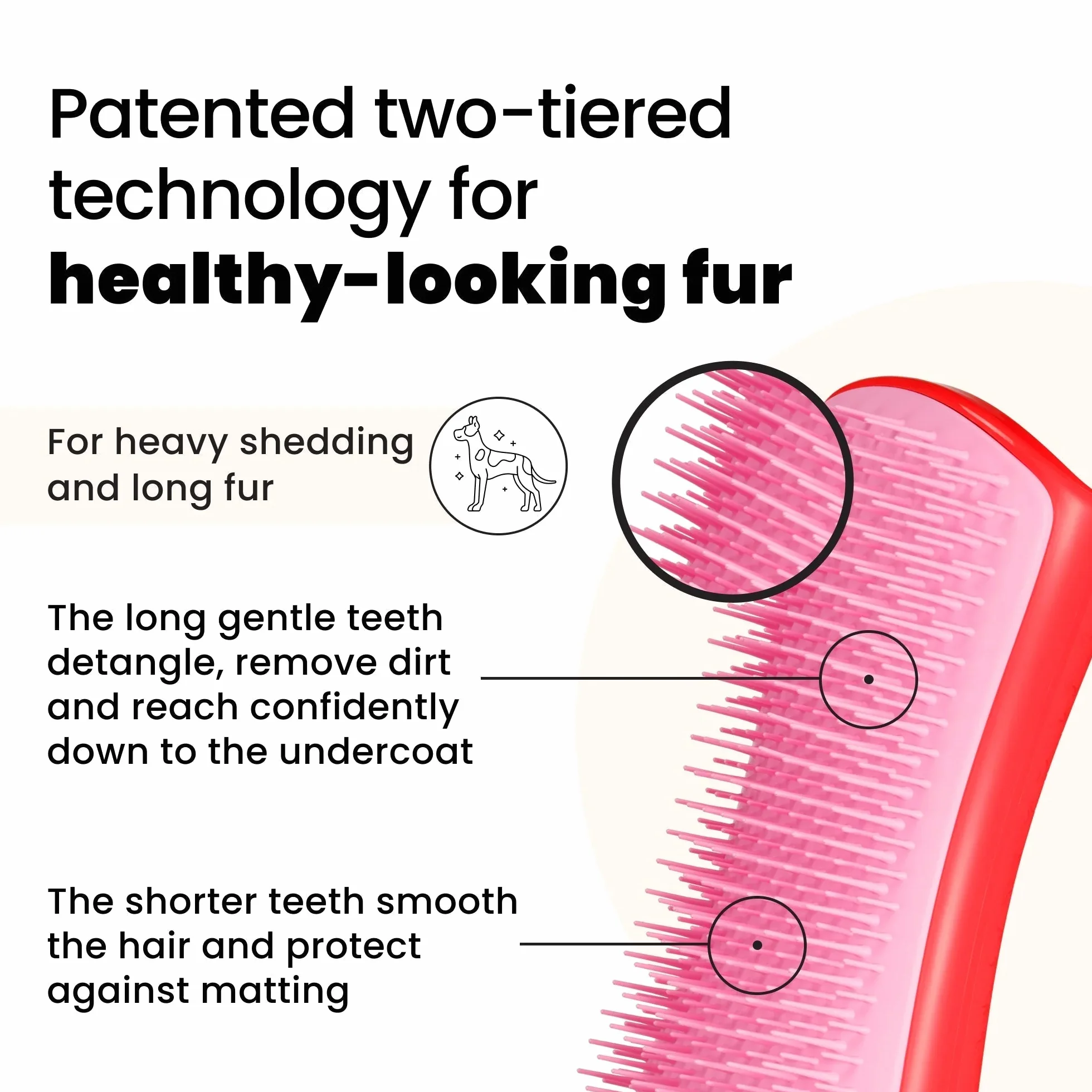 De-shedding Dog Grooming Brush D1