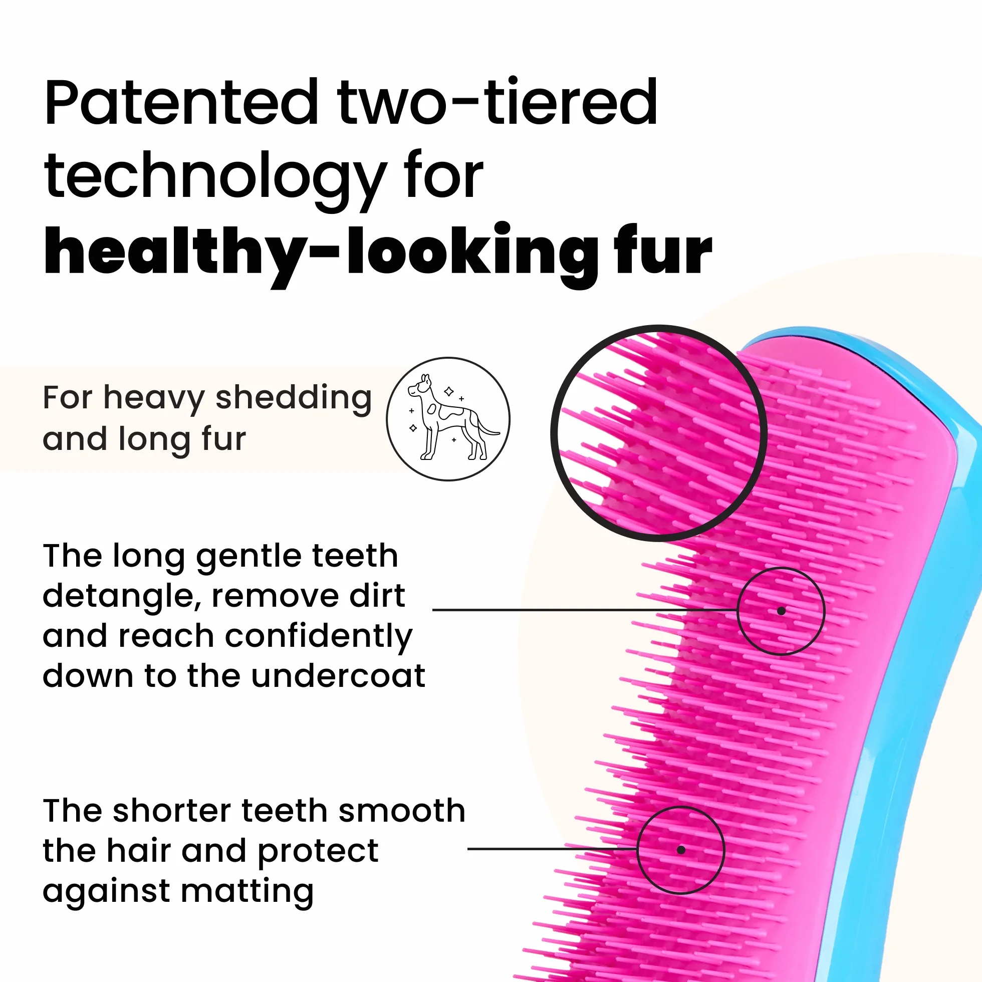 De-shedding Dog Grooming Brush D1