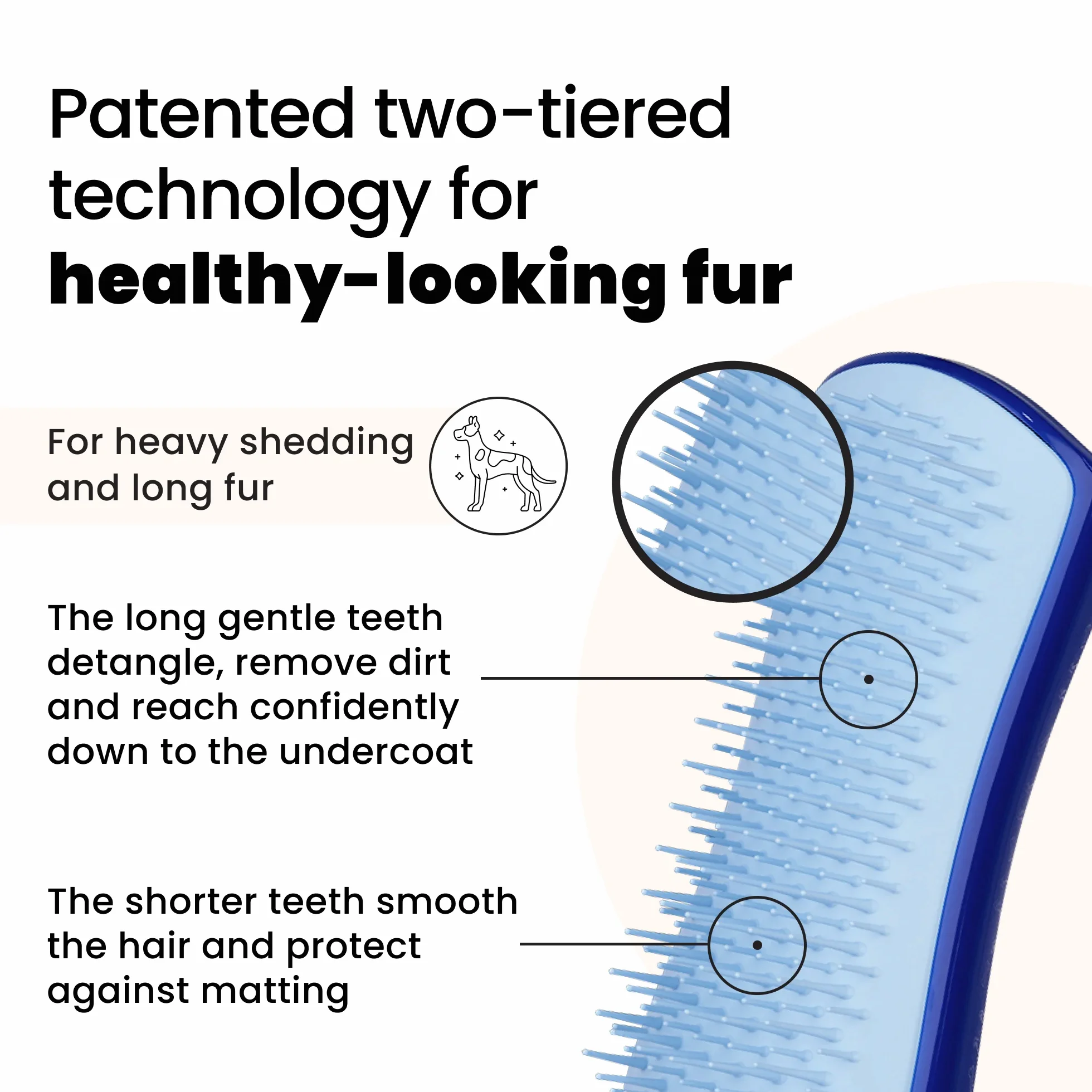 De-shedding Dog Grooming Brush D1